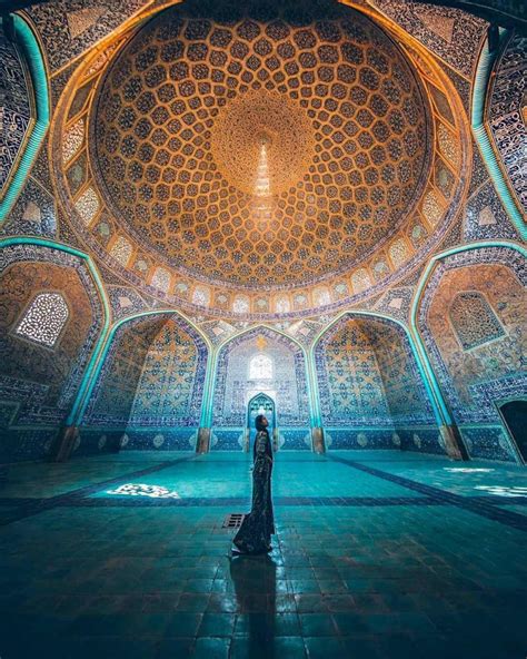 Sheikh Lotfollah Mosque Is A Famous Masterpiece Of Iranian Architecture