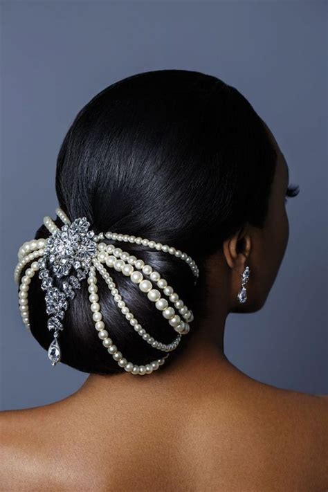 Wedding Updos For Black Women Black Wedding Hairstyles Bride