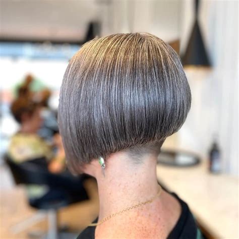 Inverted Bob Buzzed Nape 50 Best Short Hairstyles For Women In 2021