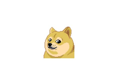 Best Of Make Pixel Art Doge Drawn With Make Pixel Art Try It Now