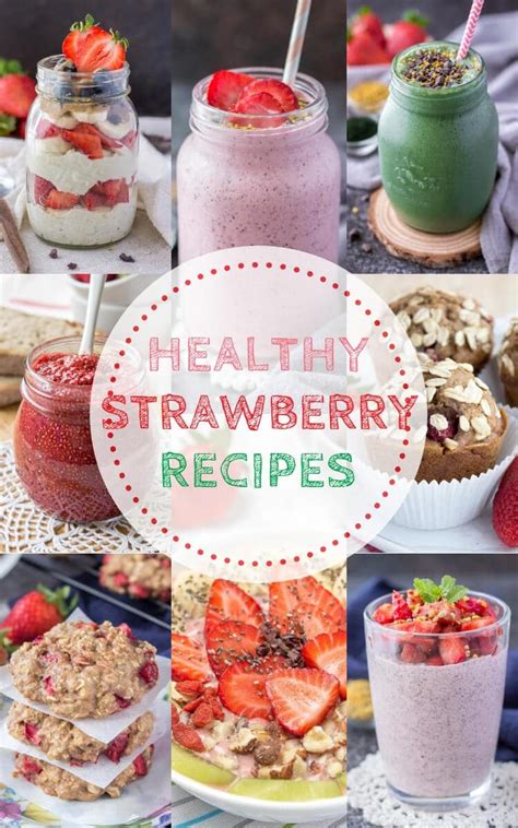 Healthy Strawberry Desserts