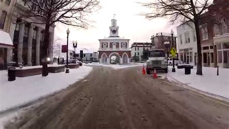 Downtown Fayetteville Snow Youtube