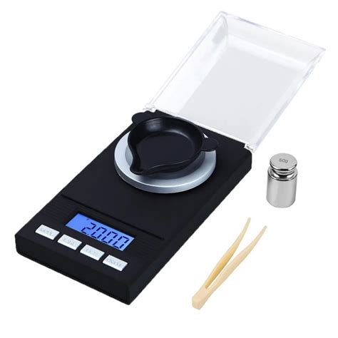 Digital Milligram Gram Scale Jewelry Weight High Precision 20g50g 0