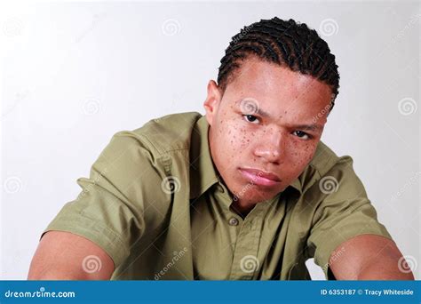Brooding Stock Image Image Of Frown Face Hairstyle 6353187