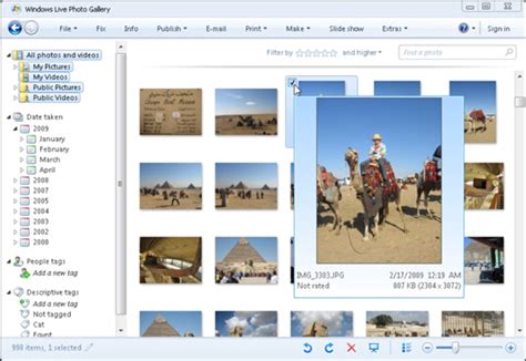 How To Adjust Photos Using Windows Live Photo Gallery Dummies