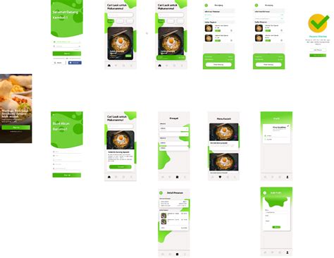 Aplikasi Pemesanan Makanan Community Fig Figma