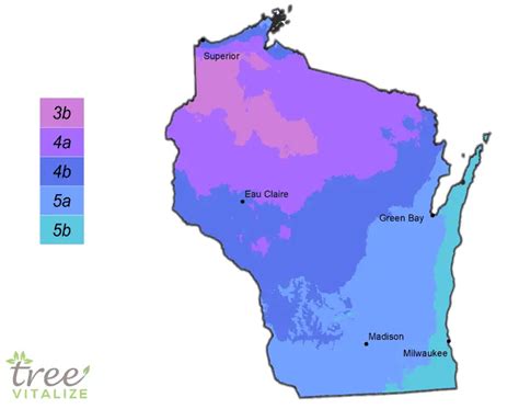Planting Zones Wisconsin Hardiness Gardening And Climate Zone