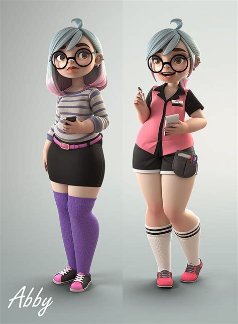3d Character Animation Zbrush Character 3d Model Character Female