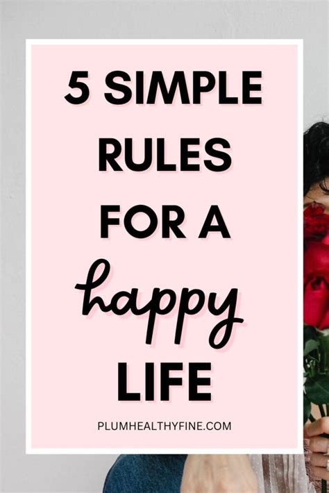 5 Important Rules Of Happiness To Turn Your Life Around