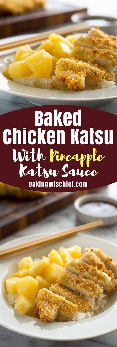 Baked Chicken Katsu Is A Fast Easy Dinner From Bakingmischief