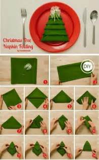 How To Fold Christmas Tree Napkins Pictures Photos And Images For