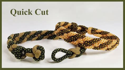Then with the other color you put that over the other rope then you go under with that rope. Easy 4 Strand Braided Paracord Bracelet. The "Snake Weave ...