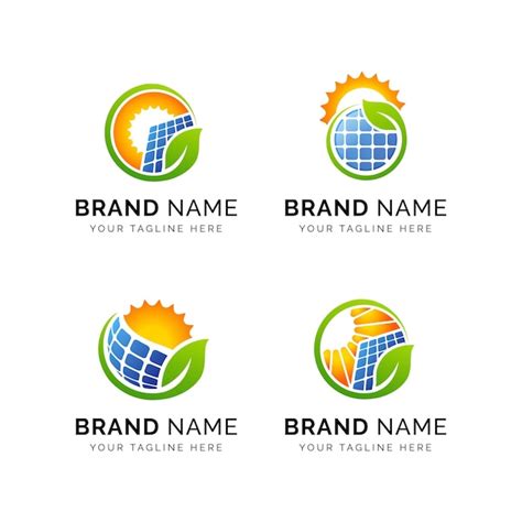 Plantilla De Diseño De Logotipo De Energía Solar Solar Diseños De Logo