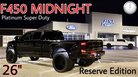 How To Build The Best Black On Black Ford F450 2022 Midnight Reserve