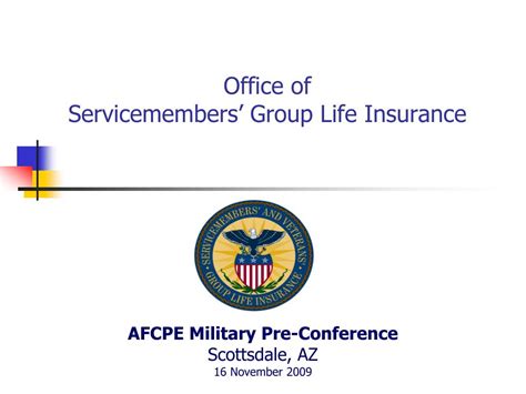 The insurance company charges the employer a discounted group rate for this insurance. PPT - Office of Servicemembers' Group Life Insurance PowerPoint Presentation - ID:534048