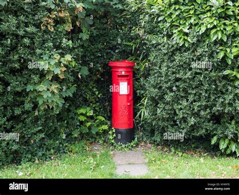 Red Post Box Stock Photo Alamy