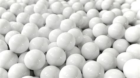 Download Cool White Balls Wallpaper