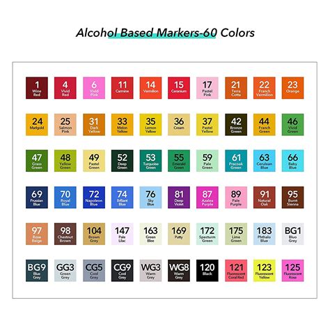 Touch Cool Alcohol Markers Professional Art Set 80 Double Ended