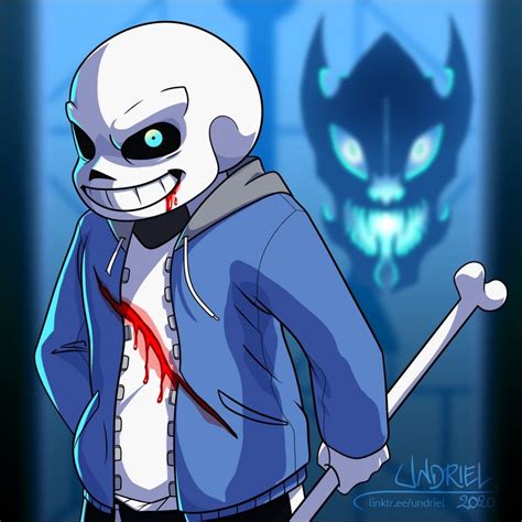 Last Breath Sans Phase 2 Anime Undertale Undertale Anime