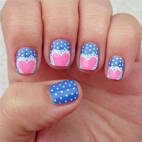 Lacy Hearts Nail Art Tutorial · How To Paint Patterned Nail Art
