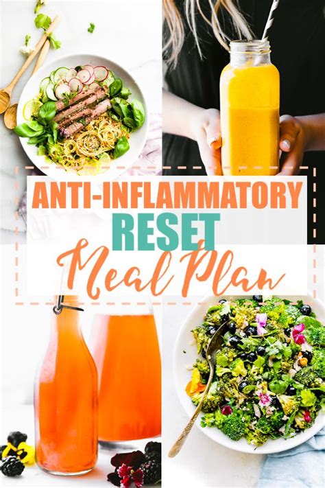The Anti Inflammatory Diet Meal Plan Is A Simple Healthy Meal Plan T