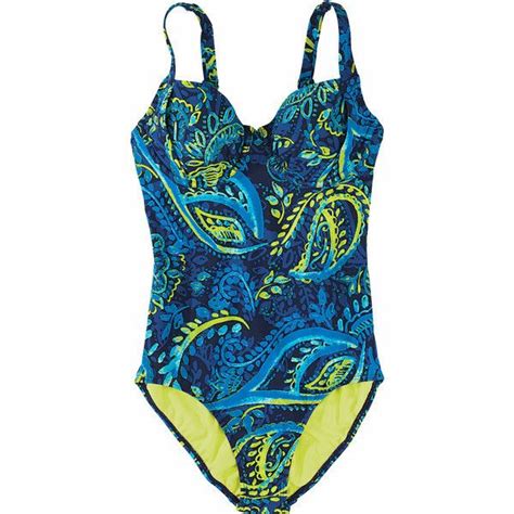 Title Nine Bodacious One Piece Swimsuit Blue Moon Print 99 Liked