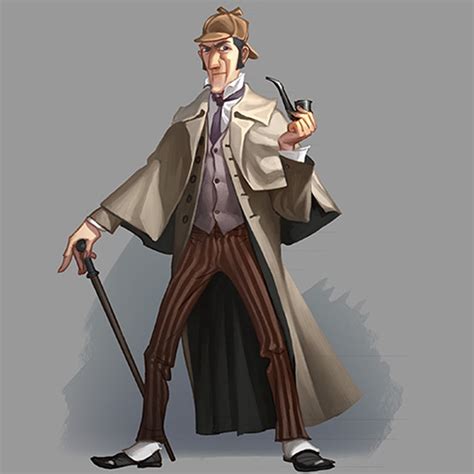 sherlock of london sherlock holmes rabcat game art on artstation at artstation