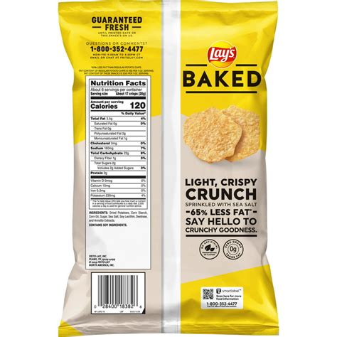Nutrition Facts For Lays Baked Barbecue Chips Besto Blog