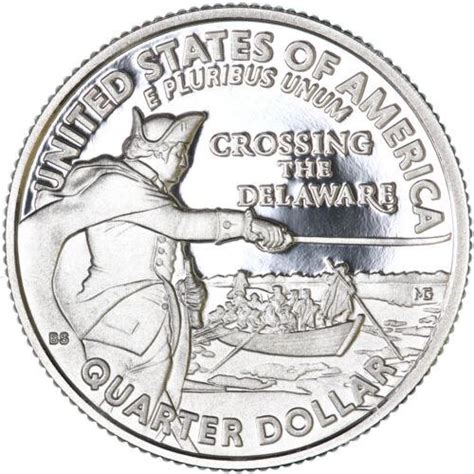 2021 S Silver Crossing The Delaware Proof America The Beautiful