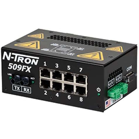 Red Lion 509fx St N Tron Unmanaged Industrial Ethernet Switch 9 Port