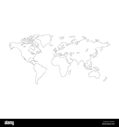 Aprender Acerca 58 Imagen Mapa Planisferio Blanco Y Negro Contorno