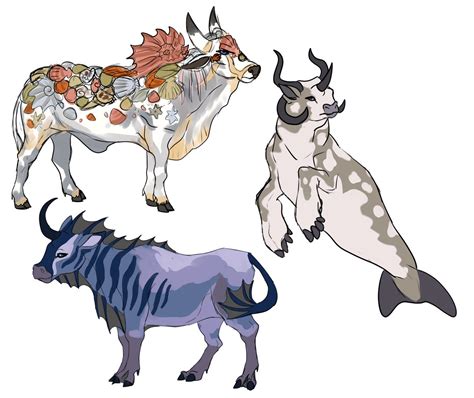 Mythical Aquatic Bulls By Cyclone62 On Deviantart