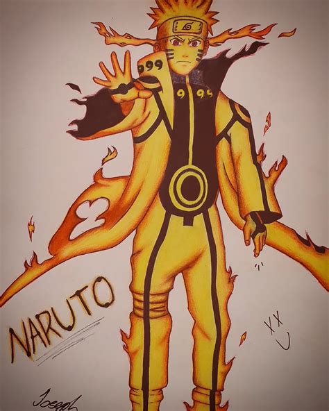 Naruto Uzumaki Drawing Outline