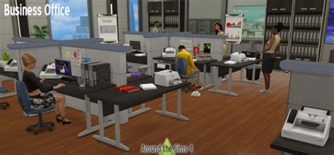Business Office At Around The Sims 4 Sims 4 Updates