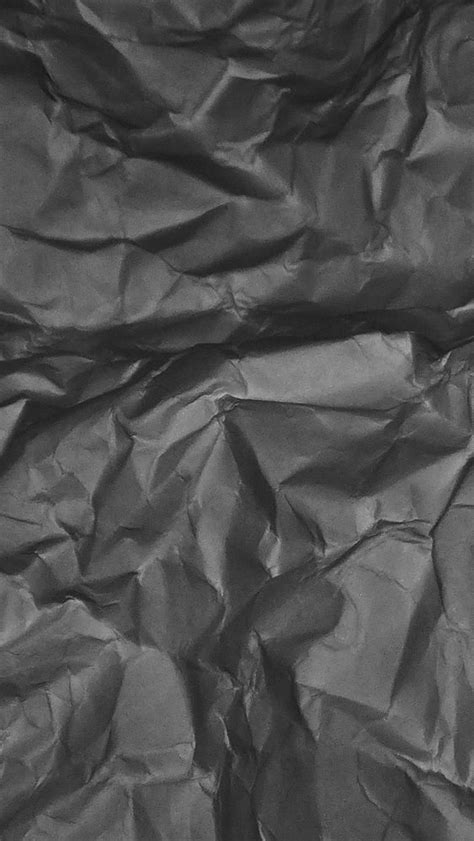 Black And White Photograph Of Wrinkled Paper