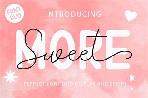 More Sweet Script Font Densu Creative Fontspace