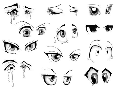 How To Draw Anime Female Eyes ~ 18 Eye Drawing Tutorials And