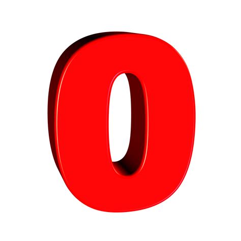 Number 0 Png
