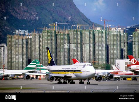 Old Kai Tak Airport In Hong Kong Stock Photo 2168315 Alamy