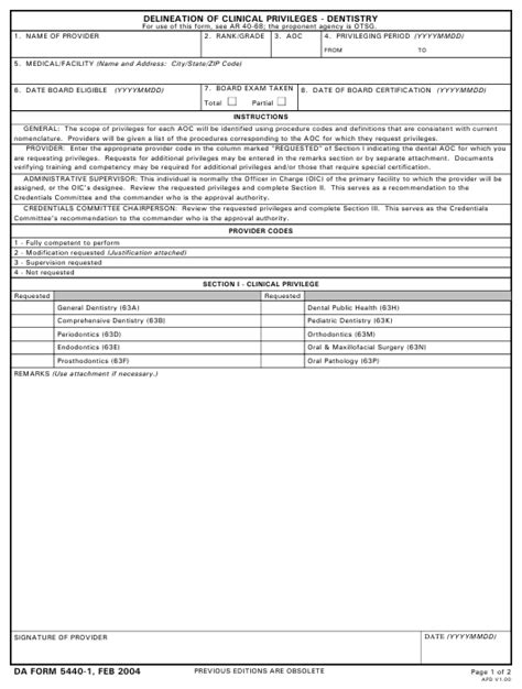 Download Fillable Da Form 5440 8 Army Myservicesuppor