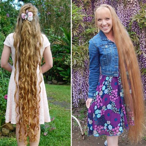 This Real Life Rapunzel Has Hair Down To Her Ankles Allure