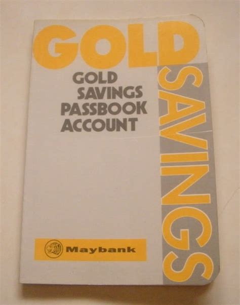 Various account management options : hanya.....: GOLD SAVINGS PASSBOOK ACCOUNT MAYBANK : Akaun ...