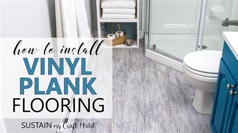 Not sure if you can install laminate flooring in a bathroom? How to Install Vinyl Plank Flooring // Allure ISOCORE Vinyl Tile Installation Tutorial - YouTube