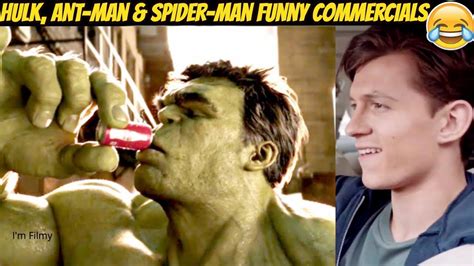 Marvel Superheroes Funny Tv Commercials Ft Tom Holland And Ryan Reynolds