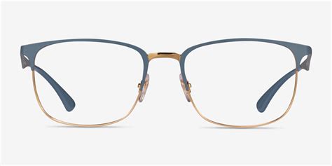 Ray Ban Rb6421 Browline Gray Gold Frame Eyeglasses Eyebuydirect Canada