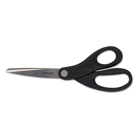 Universal Stainless Steel Office Scissors 8 Long Straight Handle
