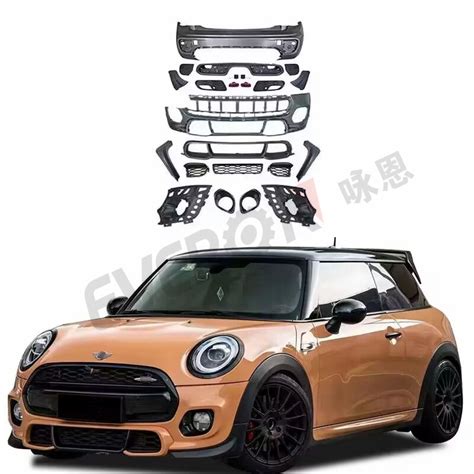 F55 F56 Car Bumpers Body Kit For Bmw Mini Cooper Upgrade To Jcw Style