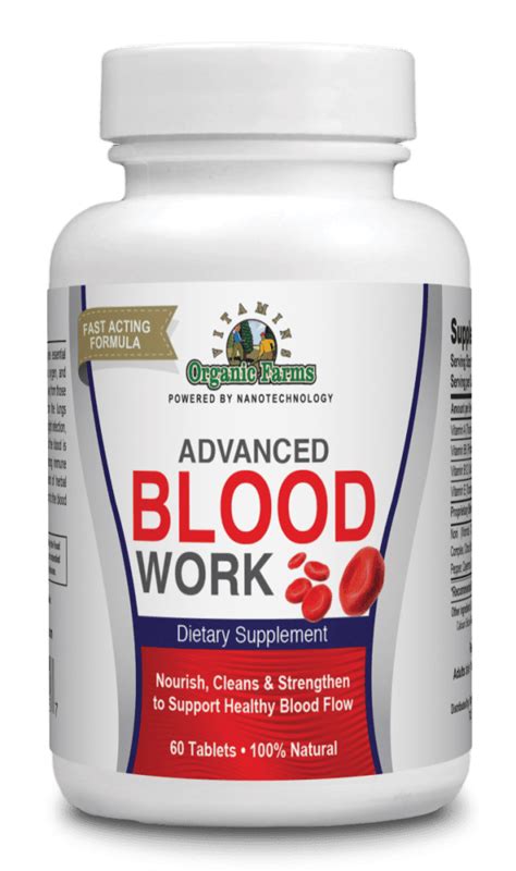 Blood Works 60 Tablets Improves Circulation 100 Natural Dietary