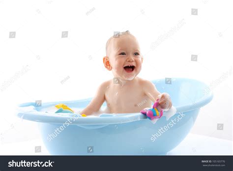 Baby Bathing Stock Photo 105165776 Shutterstock