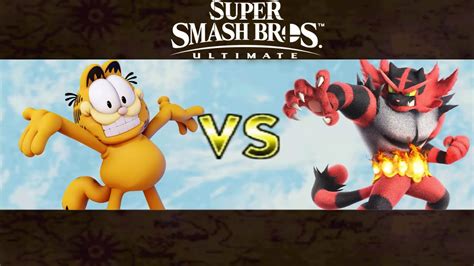 Mii Battle Ultimate Garfield Vs Incineroar Youtube